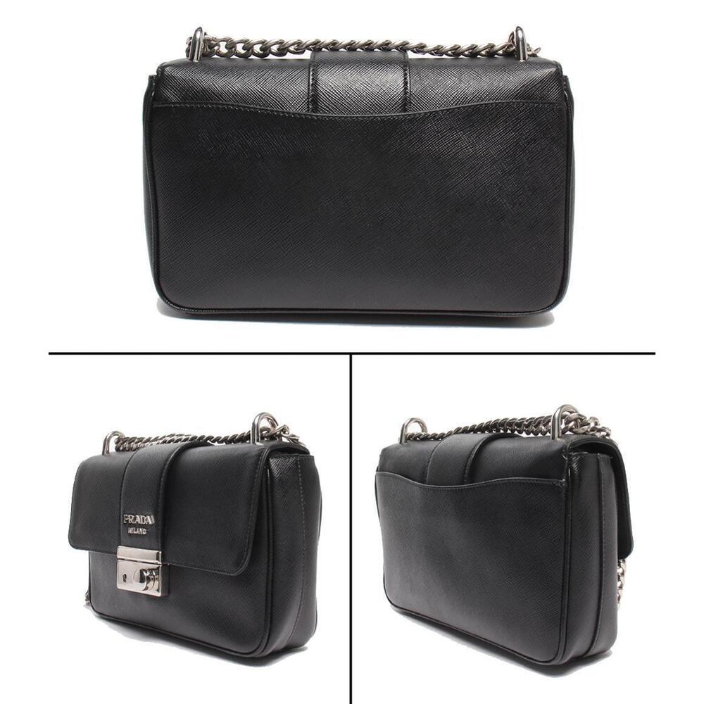 Prada Saffiano Chain Shoulder Crossbody Bag